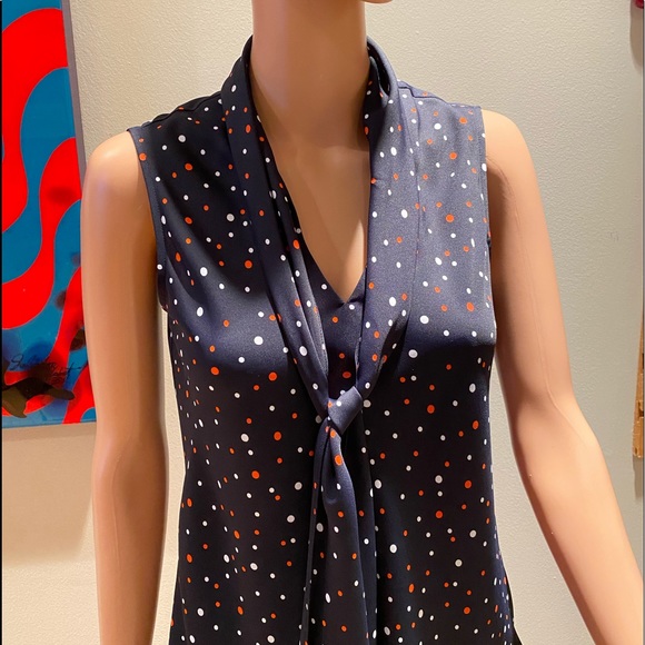 *Anne Klein* Polka Dot Top - Picture 5 of 10